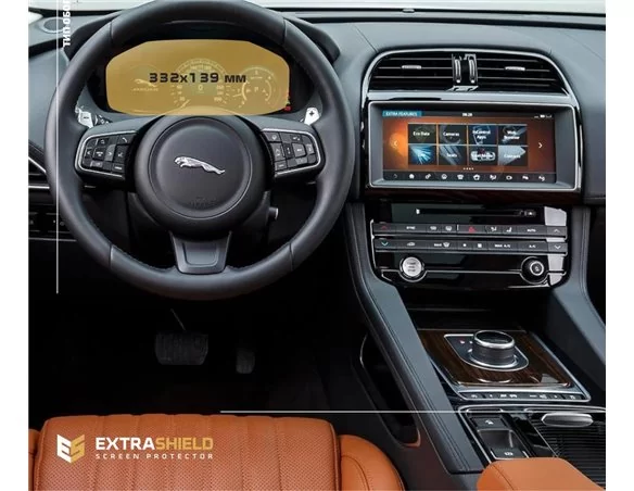 Jaguar F-PACE 2021 - Present Digital Speedometer ExtraShield Screeen Protector - 1 - Interior Dash Trim Kit