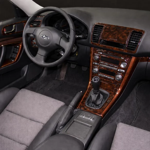 Subaru Legacy 2005-2009 3D Interior Dashboard Trim Kit Dash Trim Dekor 28-Parts