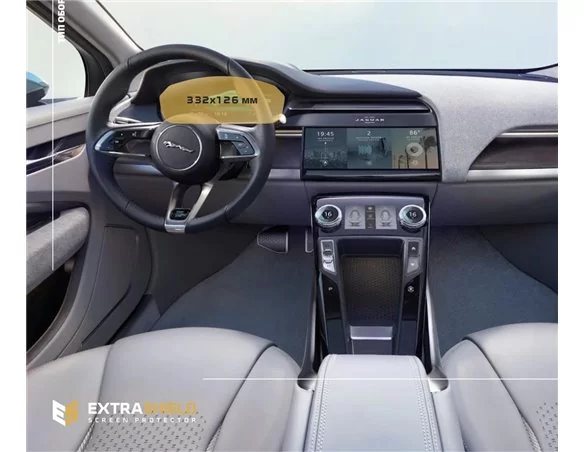 Jaguar I-PACE 2018 - Present Digital Speedometer ExtraShield Screeen Protector - 1 - Interior Dash Trim Kit