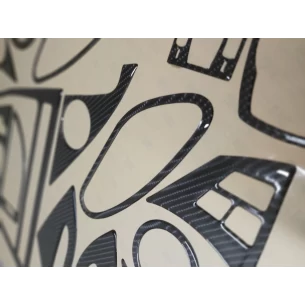 BMW X6 E71 2008-2014 3D Interior Dashboard Trim Kit Dash Trim Dekor 41-Parts