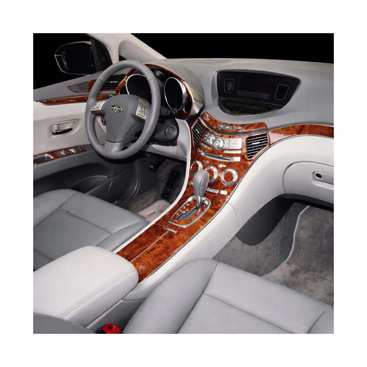 Subaru Tribeca 2006-2014 3D Interior Dashboard Trim Kit Dash Trim Dekor 52-Parts