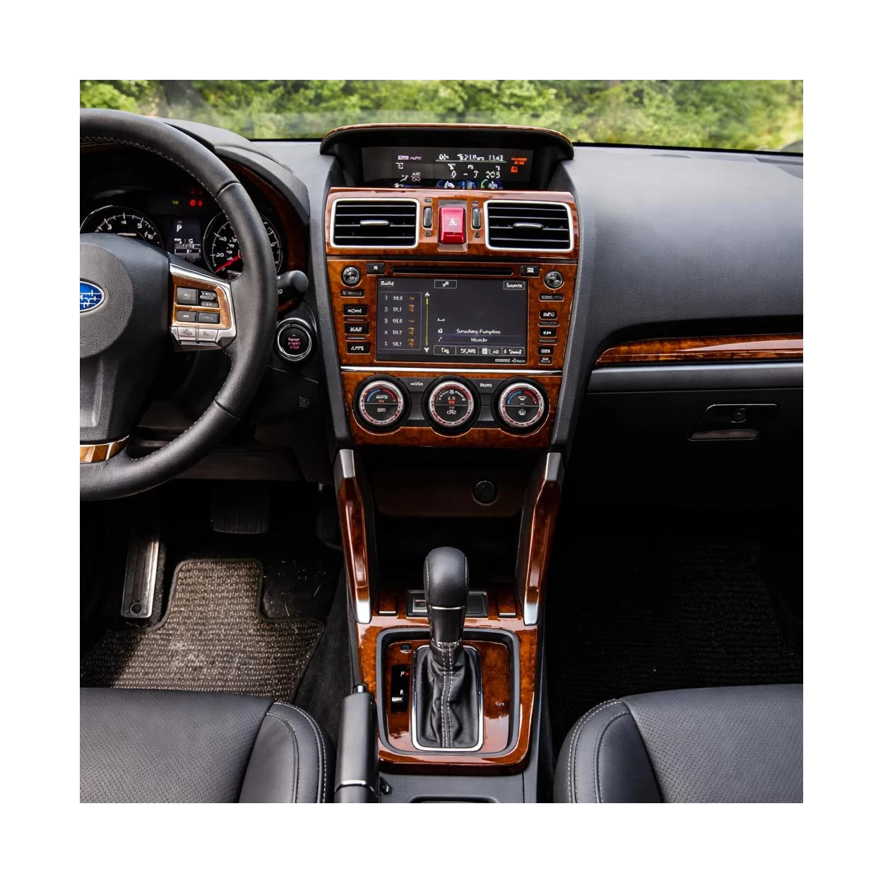 Subaru XV Crosstrek 2012-2017 3D Interior Dashboard Trim Kit Dash Trim Dekor 51-Parts