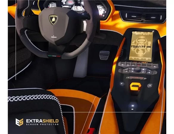Lamborghini Sian 2019 - Present Multimedia + Climate-Control 8,4" ExtraShield Screeen Protector - 1 - Interior Dash Trim Kit