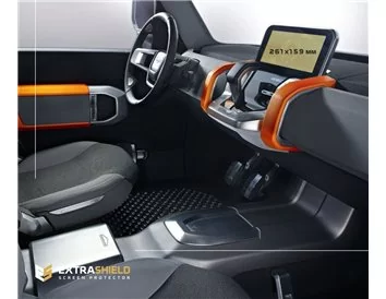 Land Rover Defender (90-110) 2019 - Present Multimedia Touch Pro 10" ExtraShield Screeen Protector - 1 - Interior Dash Trim Kit