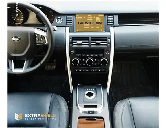 Land Rover Discovery Sport (L550) 2014 - 2019 Multimedia 8" ExtraShield Screeen Protector - 1 - Interior Dash Trim Kit