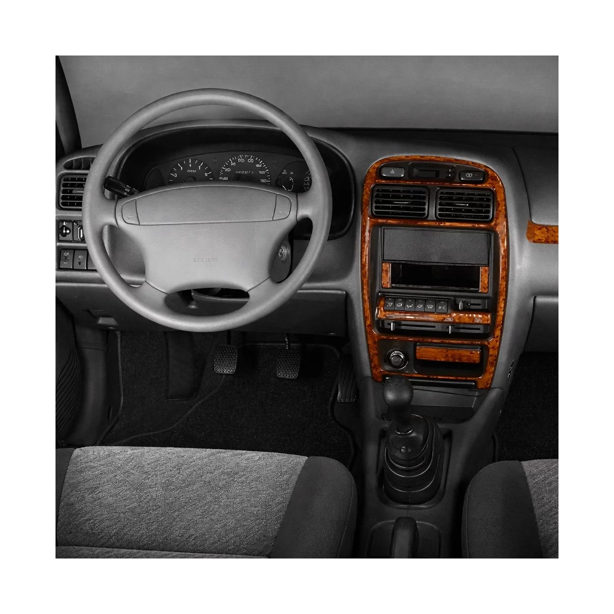 Suzuki Baleno 09.97-06.06 3D Interior Dashboard Trim Kit Dash Trim Dekor 9-Parts