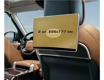 Land Rover Range Rover (L405) 2017 - Present Passenger monitors (2 pcs,) ExtraShield Screeen Protector - 1 - Interior Dash Trim 