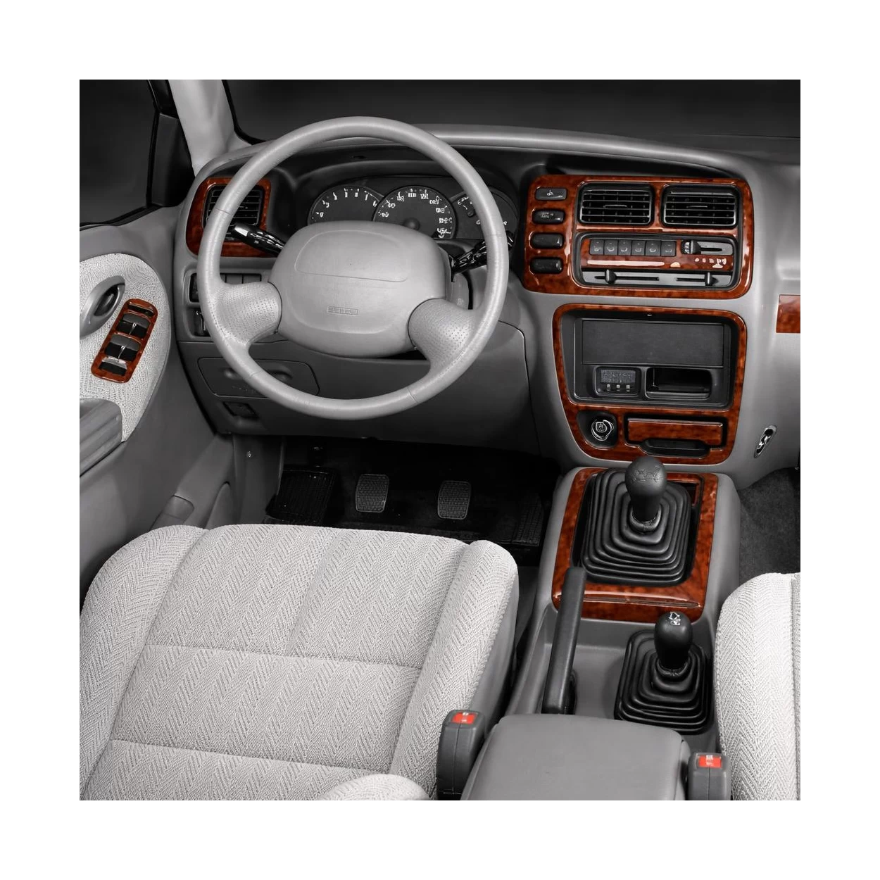 Suzuki Grand Vitara 1999-2002 Suzuki Grand Vitara/XL7,1999-UP, Automatic Gearbox, Full Set, 4 Doors Interior BD Dash Trim Kit