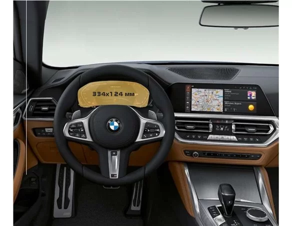 BMW 2 Series (G42) 2021 - Present Digital Speedometer (without sensor) 12,3" ExtraShield Screeen Protector - 1 - Interior Dash T
