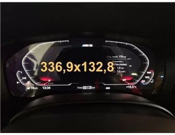BMW 6 Series (G32) 2017 - Present Digital Speedometer (without sensor) 12,3" ExtraShield Screeen Protector - 1 - Interior Dash T