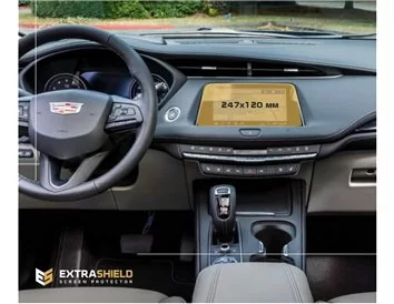 Cadillac XT4 2018 - Present Multimedia 8" ExtraShield Screeen Protector - 1 - Interior Dash Trim Kit