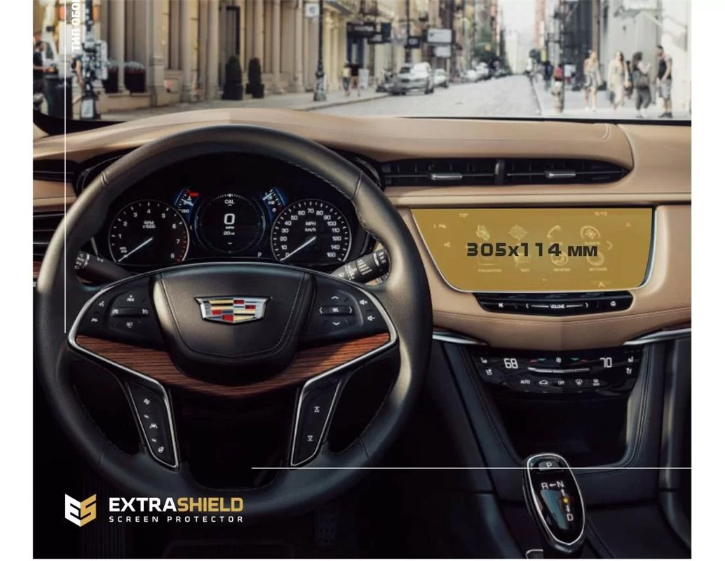 Cadillac XT5 2016 - 2020 Multimedia 8" ExtraShield Screeen Protector - 1 - Interior Dash Trim Kit
