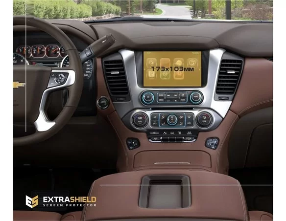 Chevrolet Tahoe 2013 - 2021 Multimedia 9" ExtraShield Screeen Protector - 1 - Interior Dash Trim Kit