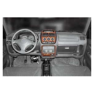 Suzuki Ignis 10.00-10.03 3D Interior Dashboard Trim Kit Dash Trim Dekor 5-Parts