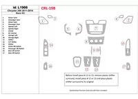 Chrysler 200 2011-UP Basic Set Interior BD Dash Trim Kit - 1 - Interior Dash Trim Kit Chrysler 200 2011-UP Basic Set Interior BD Dash Trim Kit - 1 - Interior Dash Trim Kit