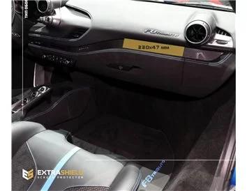 Ferrari F8 Tributo 2019 - Present Multimedia passenger ExtraShield Screeen Protector - 1 - Interior Dash Trim Kit