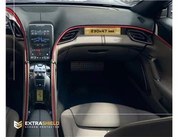 Ferrari Roma 2019 - Present Multimedia passenger ExtraShield Screeen Protector - 1 - Interior Dash Trim Kit
