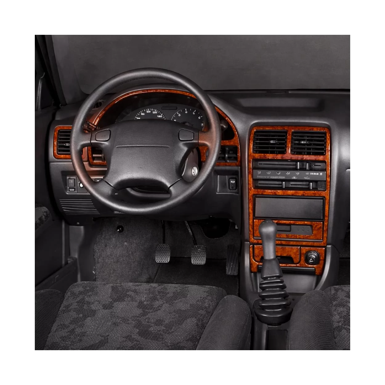 Suzuki Swift 09.91-11.96 3D Interior Dashboard Trim Kit Dash Trim Dekor 8-Parts