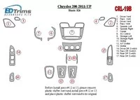 Chrysler 200 2011-UP Basic Set Interior BD Dash Trim Kit - 2 - Interior Dash Trim Kit Chrysler 200 2011-UP Basic Set Interior BD Dash Trim Kit - 2 - Interior Dash Trim Kit