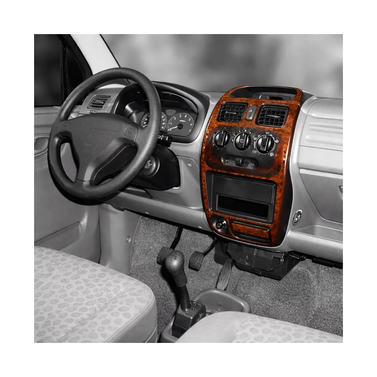 Suzuki Wagon R 10.00-12.02 3D Interior Dashboard Trim Kit Dash Trim Dekor 3-Parts