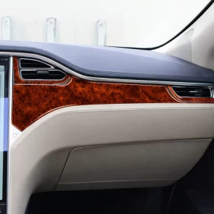 Tesla Model S Model X 2012-2020 3D Interior Dashboard Trim Kit Dash Trim Dekor 23-Parts