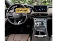 Hyundai Santa Fe 2021 - Present Digital Speedometer 12,3" ExtraShield Screeen Protector - 1 - Interior Dash Trim Kit Hyundai Santa Fe 2021 - Present Digital Speedometer 12,3" ExtraShield Screeen Protector - 1 - Interior Dash Trim Kit