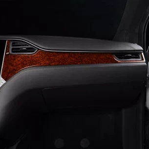 Tesla Model S Model X 2012-2020 3D Interior Dashboard Trim Kit Dash Trim Dekor 23-Parts