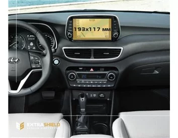 Hyundai Tucson 2015 - 2020 Multimedia 8" ExtraShield Screeen Protector - 1 - Interior Dash Trim Kit