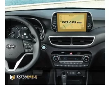 Hyundai Tucson 2018 - Present Multimedia 8" ExtraShield Screeen Protector - 1 - Interior Dash Trim Kit