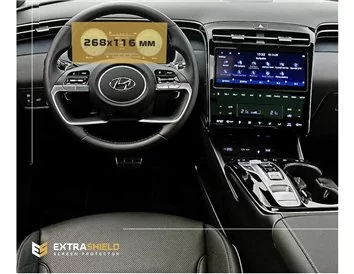 Hyundai Tucson 2021 - Present Digital Speedometer ExtraShield Screeen Protector - 1 - Interior Dash Trim Kit