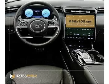 Hyundai Tucson 2021 - Present Multimedia 10,25" ExtraShield Screeen Protector - 1 - Interior Dash Trim Kit