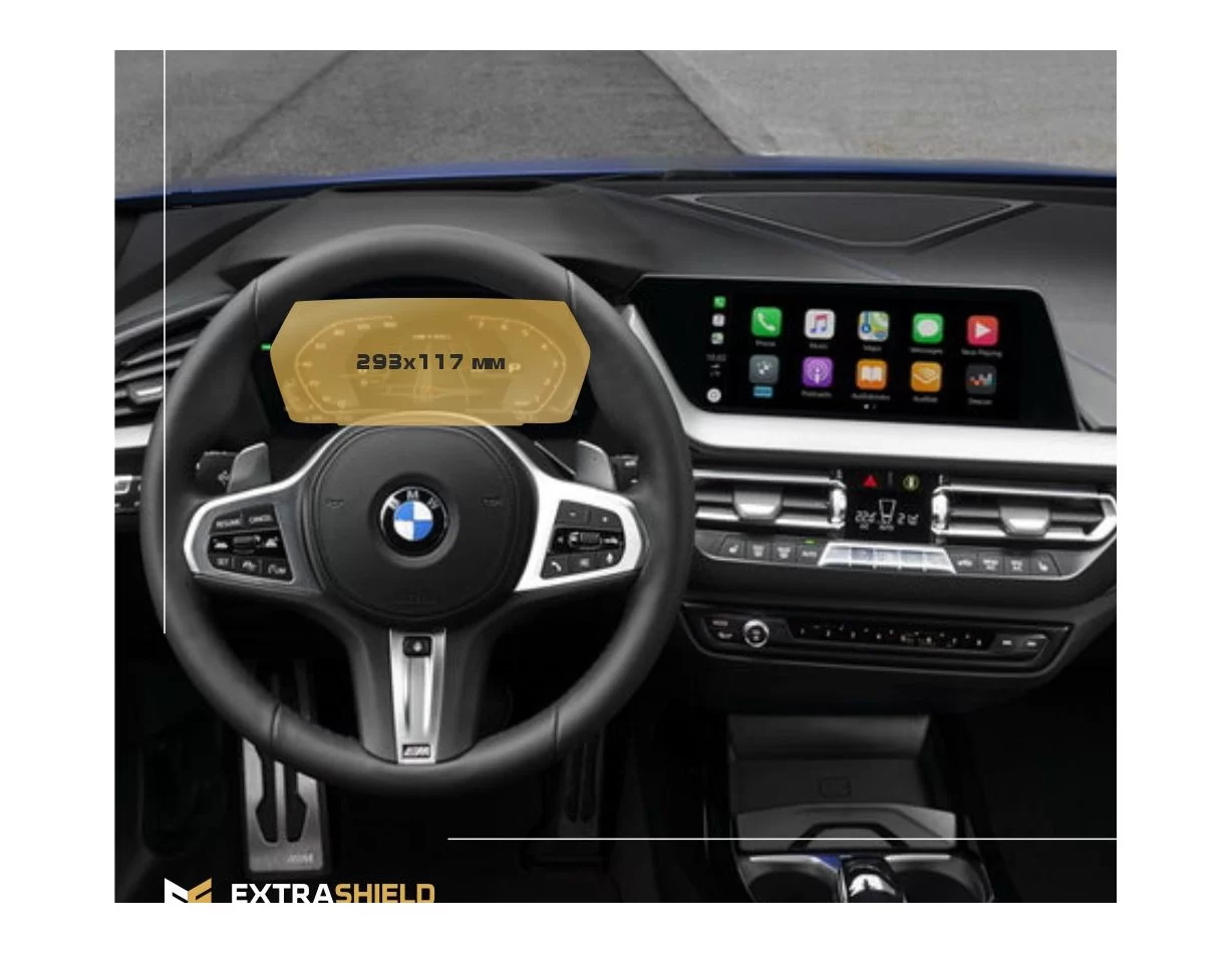 BMW 1 Series (F40) 2019 - Present Digital Speedometer BMW Live Cockpit Professional 10,25" ExtraShield Screeen Protector - 1 - I