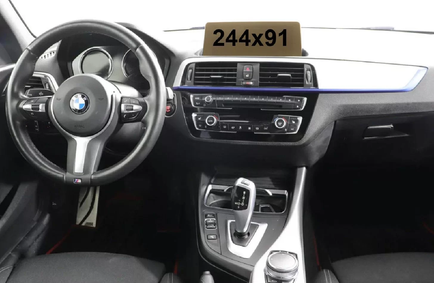 BMW 2 Series (F22) 2017 - 2020 Multimedia NBT 8,8" ExtraShield Screeen Protector - 1 - Interior Dash Trim Kit
