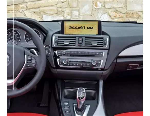 BMW 3 Series (F30) 2015 - 2019 Multimedia NBT 8,8" ExtraShield Screeen Protector - 1 - Interior Dash Trim Kit