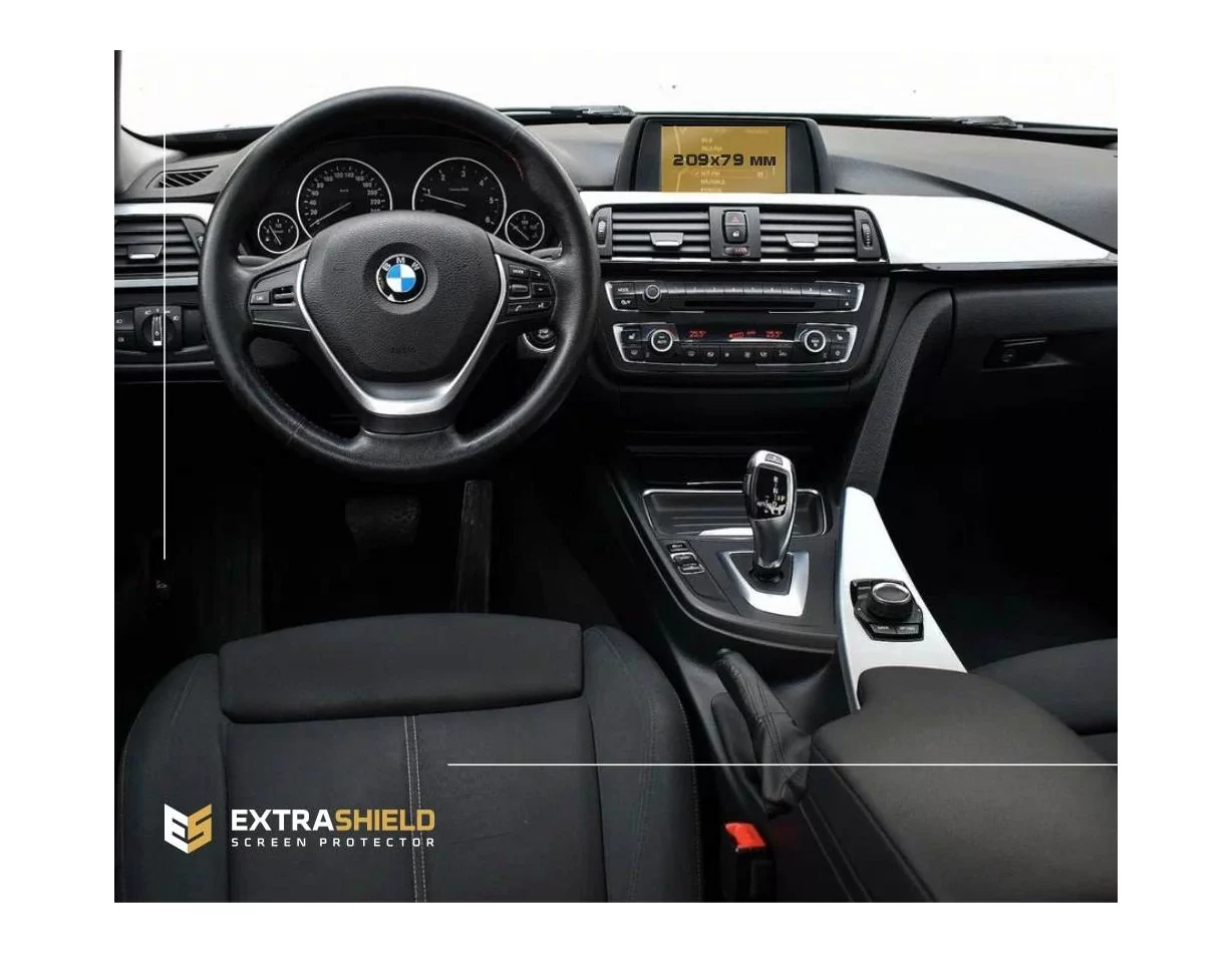 BMW 4 Series (F32) 2013 - 2017 Multimedia 8,8" ExtraShield Screeen Protector - 1 - Interior Dash Trim Kit