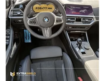 BMW 4 Series (G22) 2020 - Present Digital Speedometer (Central) 12,3" ExtraShield Screeen Protector - 1 - Interior Dash Trim Kit