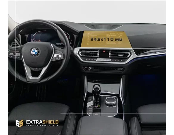 BMW 4 Series (G22) 2020 - Present Multimedia 10,25" ExtraShield Screeen Protector - 1 - Interior Dash Trim Kit