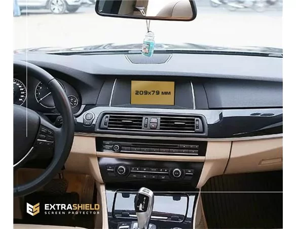 BMW 5 Series (F10) 2013 - 2017 Multimedia 8,8" ExtraShield Screeen Protector - 1 - Interior Dash Trim Kit