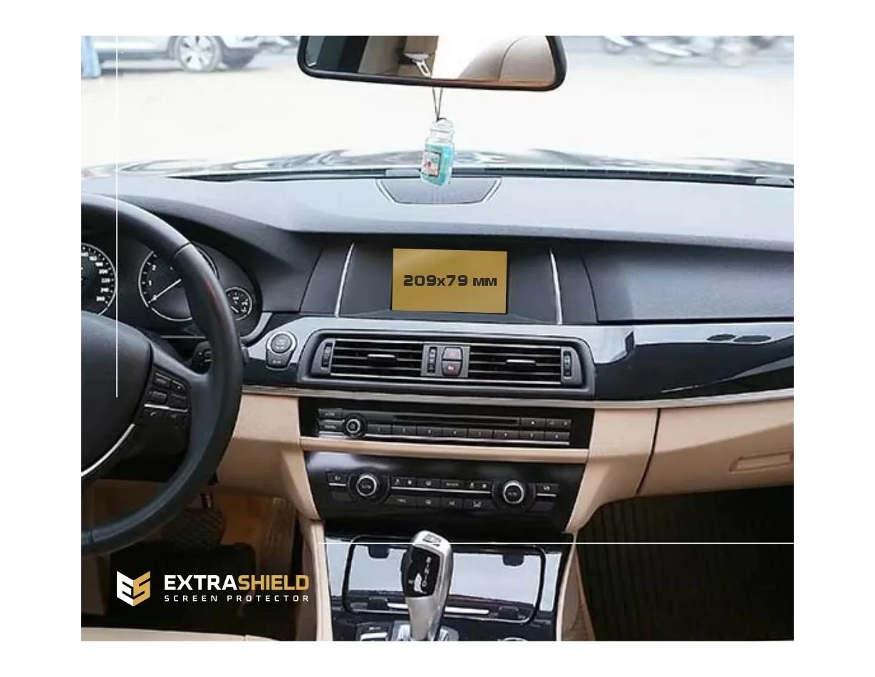 BMW 5 Series (F10) 2013 - 2017 Multimedia 8,8" ExtraShield Screeen Protector - 1 - Interior Dash Trim Kit