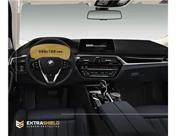 BMW 5 Series (G30) 2016 - 2020 Digital Speedometer (left button) 12,3" ExtraShield Screeen Protector - 1 - Interior Dash Trim Ki