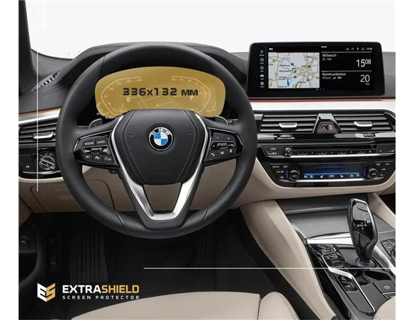 BMW 5 Series (G30) 2016 - Present Digital Speedometer (without sensor) 12,3" ExtraShield Screeen Protector - 1 - Interior Dash T