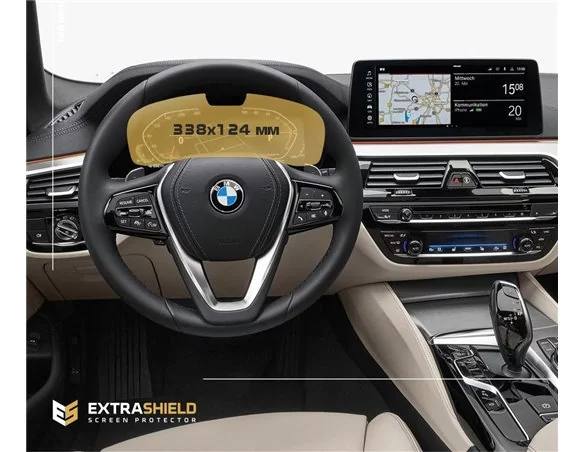 BMW 5 Series (G30) 2020 - Present Digital Speedometer (with sensor) 12,3" 338,1?123,1 ?? ExtraShield Screeen Protector - 1 - Int