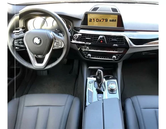 BMW 5 Series (G30) 2016 - Present Multimedia 8,8" ExtraShield Screeen Protector - 1 - Interior Dash Trim Kit