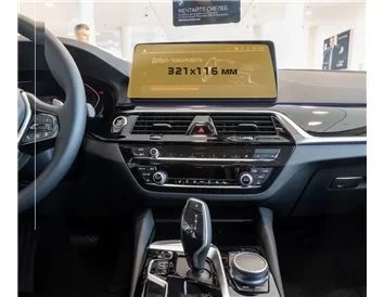 BMW 5 Series (G30) 2016 - Present Multimedia 10,3" ExtraShield Screeen Protector - 1 - Interior Dash Trim Kit