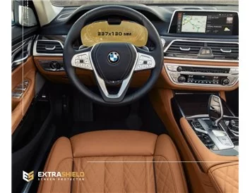 BMW 7 Series (G11/G12) 2019 - Present Digital Speedometer (without camera) 12,3" ExtraShield Screeen Protector - 1 - Interior Da