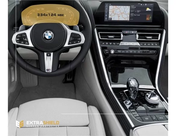 BMW 8 Series (G14-16) 2018 - Present Digital Speedometer (without sensor) 12,3" ExtraShield Screeen Protector - 1 - Interior Das