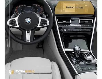 BMW 8 Series (G14-16) 2018 - Present Multimedia 12,3" ExtraShield Screeen Protector - 1 - Interior Dash Trim Kit