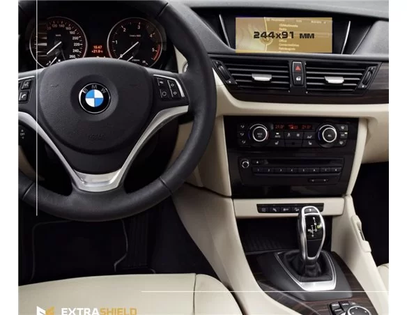 BMW X1 (E84) 2002 - 2015 Multimedia NBT 8,8" ExtraShield Screeen Protector - 1 - Interior Dash Trim Kit