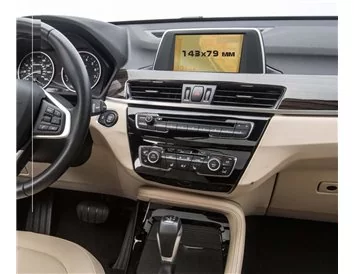 BMW X2 (F39) 2017 - Present Multimedia 6,5" ExtraShield Screeen Protector - 1 - Interior Dash Trim Kit