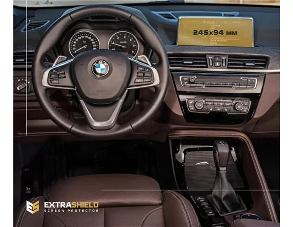 BMW X2 (F39) 2017 - Present Multimedia 8,8" ExtraShield Screeen Protector - 1 - Interior Dash Trim Kit